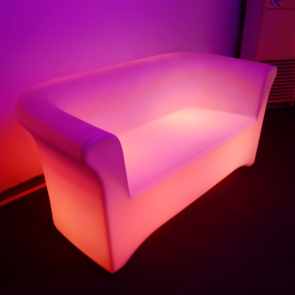 LED Two Seater Sofa