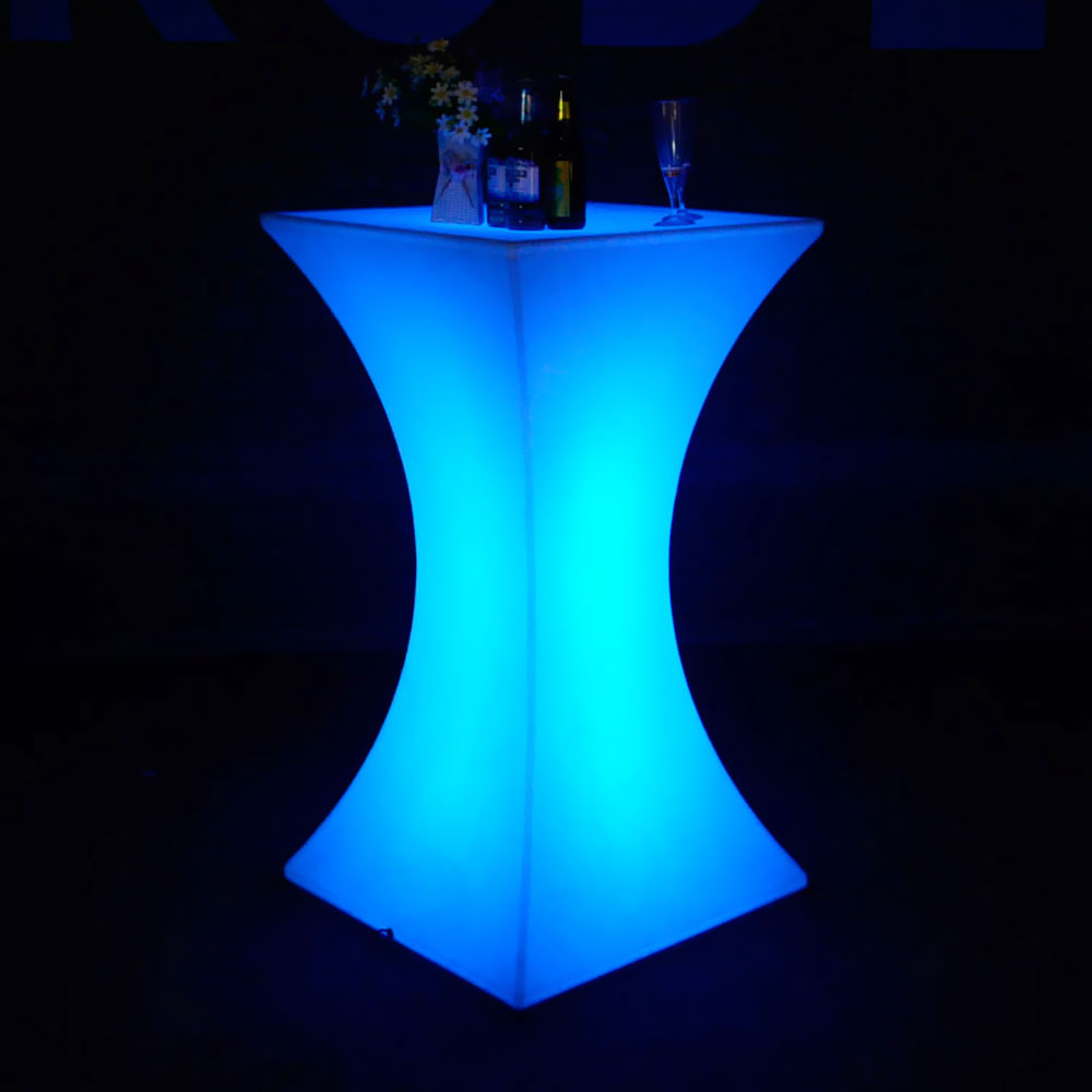LED Square Cocktail Bar Table