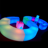 LED Glow Furniture - LED Bend stool