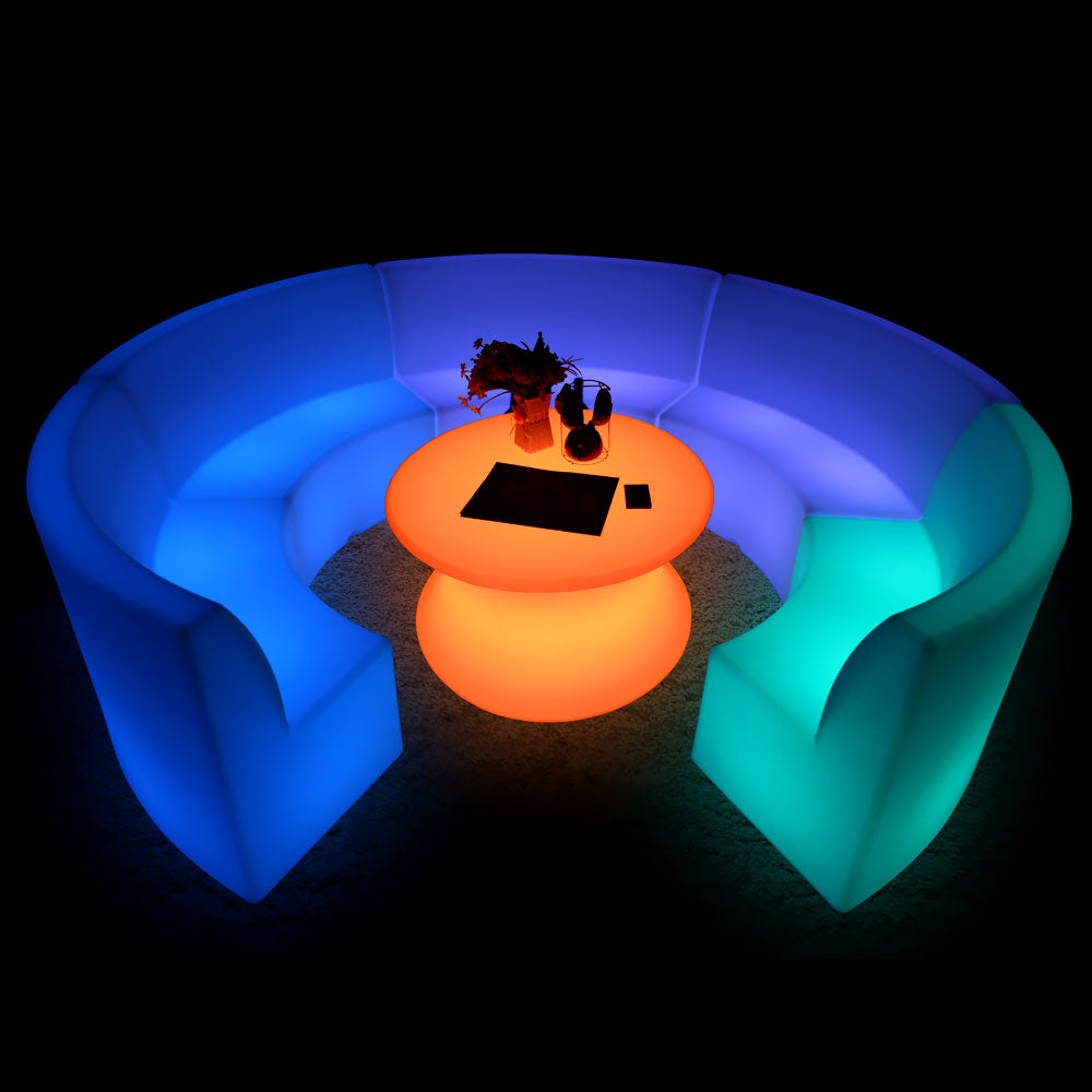 LED Curved Sofa