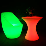 LED Round Cocktail Bar Table