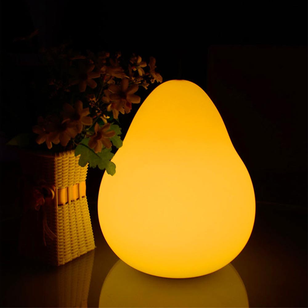 Led Pear Shaped glow mood Light for decorating 