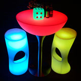 Sculptured LED Bar Stool