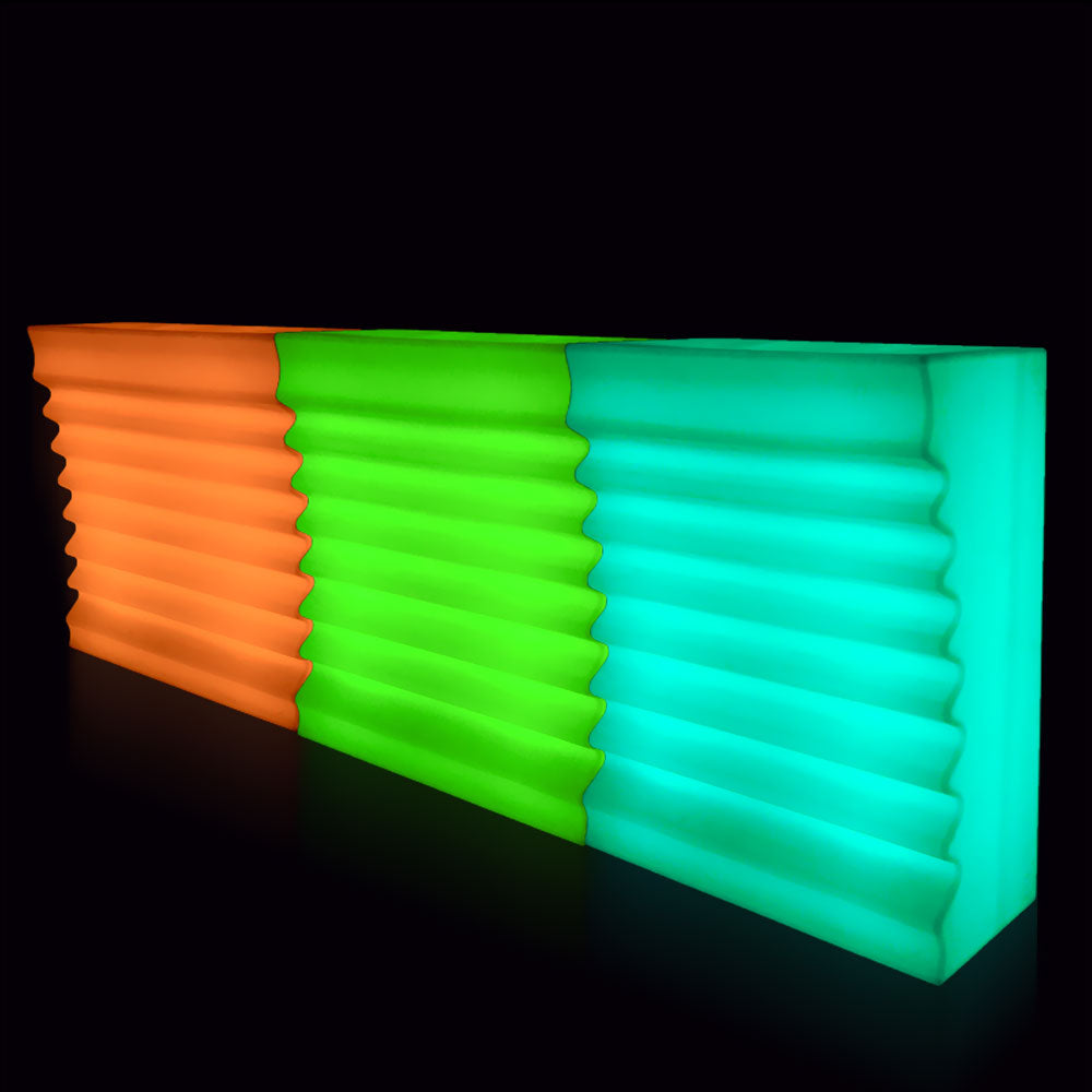 LED glow furniture - led bar counter